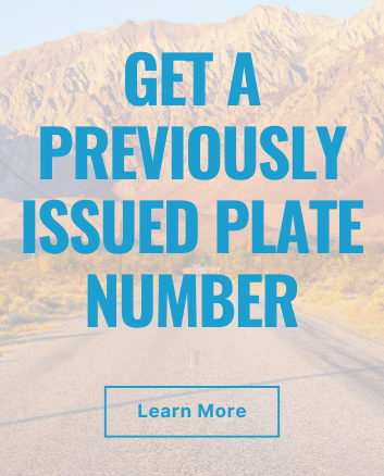 Get a previously issued plate number